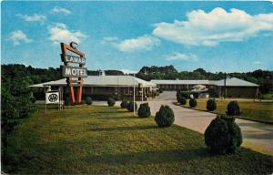 Marietta Georgia~Lamar Motel~1950s Postcard