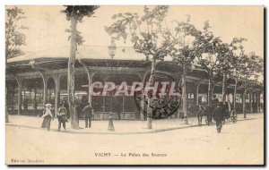 Vichy - The Palais des Sources - Old Postcard