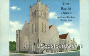 First Baptist Church - Keokuk, Iowa IA