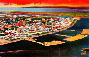 Texas Corpus Christs Aerial View Of Yacht Basin