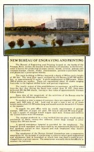 Washington D C The New Bureau Of Engraving and Printing Curteich
