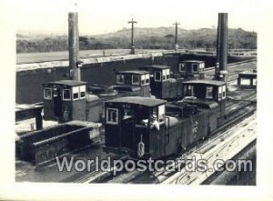 Real Photo Photo - Non Postcard - Electric Mules Panama Canal Panama Unused 