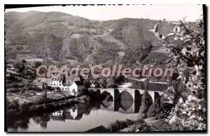 Postcard Old Entraygues Aveyron Vue Generale