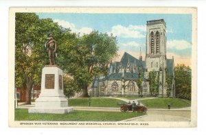 MA - Springfield. Spanish War Veterans Monument & Memorial Church