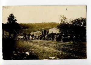 275682 WWI Germany CARS Schritt fahren ROAD SIGNS Real PHOTO