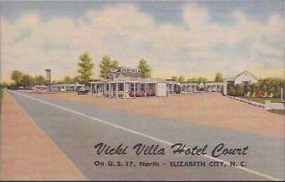 NC Elizabeth City Vicki Villa Hotel Court