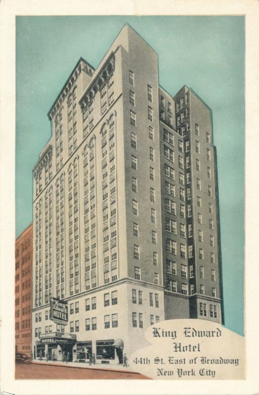 King Edward Hotel 44th Street at Broadway NYC, New York City