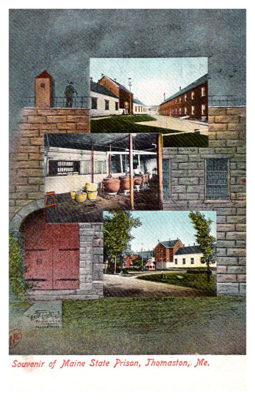 Maine Thomaston , State Prison ,  Multi-view