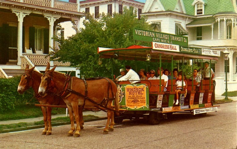 NJ - Cape May. Victorian Village Trolley