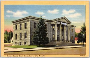 Carson City Nevada NV, Ormsby County Court House Building, Vintage Postcard