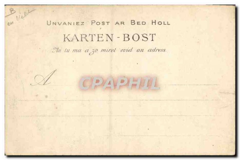 Old Postcard Potier Pottery Manufacturing Breton earthenware Quimper The bear...