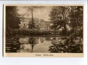 415790 LITHUANIA PALANGA Ezerelis park Vintage postcard
