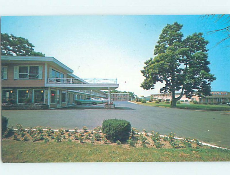 Pre-1980 MOTEL SCENE Cape Cod - Orleans Massachusetts MA AD9583@