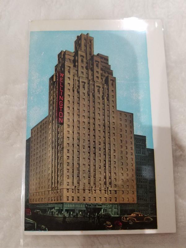 Antique Postcard, Hotel Wellington