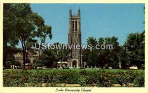 Duke University Chapel - Durham, North Carolina NC Postcard
