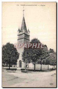 Old Postcard Tesse madeleine The Church