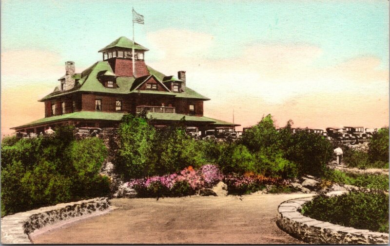 Hand Colored Postcard Summit House in Princeton, Massachusetts~136668