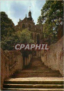 Modern Postcard Chaumont in Vexin (Oise) The Church of St John the Baptist (s...