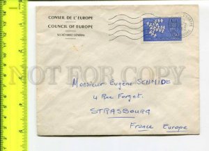 425099 FRANCE Council of Europe 1962 year Strasbourg European Parliament COVER