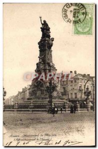 Old Postcard Antwerp Marnix Scheldt