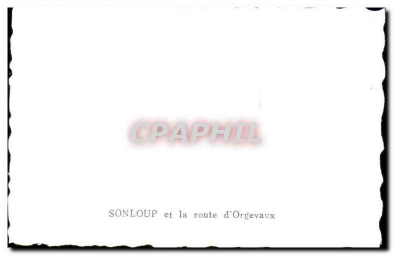 Postcard Modern Sonloup and road d & # 39orgevaux
