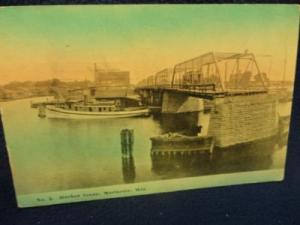 Harbor Scene - Marinette Wisconsin 1912