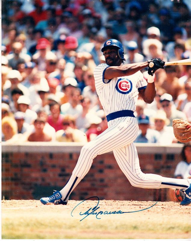 Andre Dawson - Chi. Cubs  8.5 x 11 Color  Photo