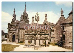 Postcard Modern Church and Calvary of Guimiliau