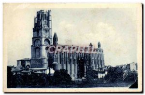 Old Postcard The Illustrious Tarn Albi Cathedral Ste Cecile