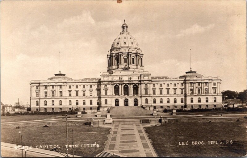 Real Photo Postcard State Capitol in Twin Cities, Minnesota~137916
