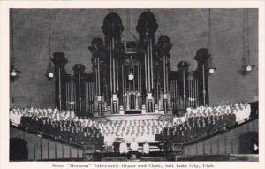 Utah Salt Lake City Great Mormon Tabernacle Organ and Choir