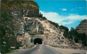Alamogordo New Mexico Cloudcroft Tunnel 1950s Postcard Schaff 21-555