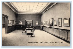 c1920s Center Gallery, Lauren Rogers Library Laurel Mississippi MS Postcard