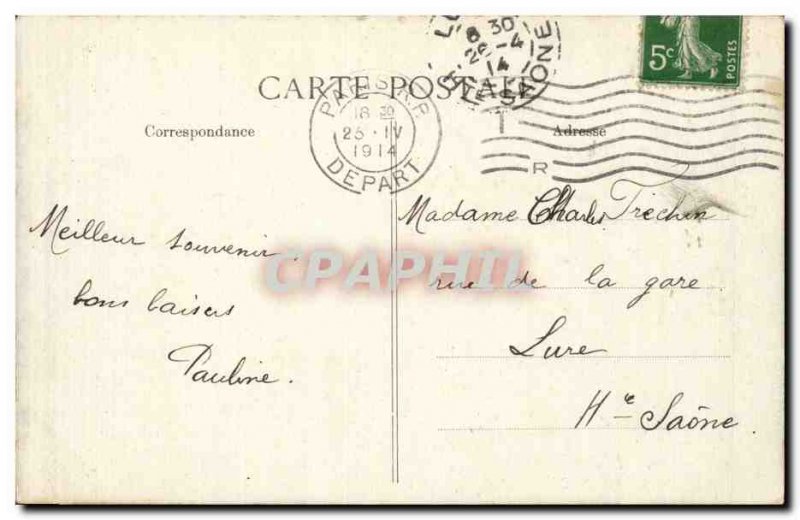 Paris Old Postcard La madeleine