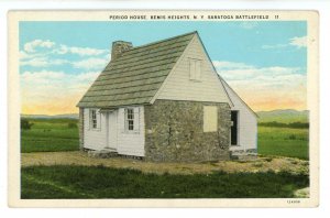 NY - Bemis Heights. Saratoga Battlefield, Period House