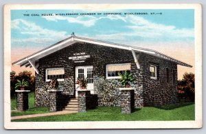 Middlesboro Kentucky~The Chamber Of Commerce Coal House~EC Kropp~Vintage PC