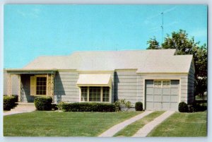 Virginia Minnesota MN Postcard Edco Permanent Siding House Advertising Vintage