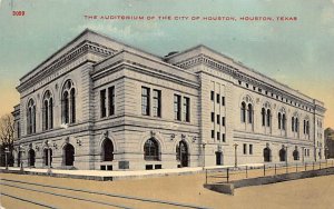 The Auditorium Of The City - Houston, Texas TX  