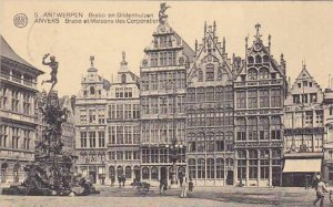 Belgium Anvers Brabo et Maisons des Corporations 1923