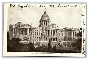 Vintage 1908 Postcard New Pennsylvania Capitol Building Harrisburg PA