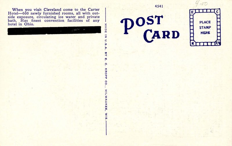 OH - Cleveland. The Carter Hotel