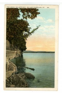 VT - Burlington. Malletts Bay, The Ledge on Lake Champlain