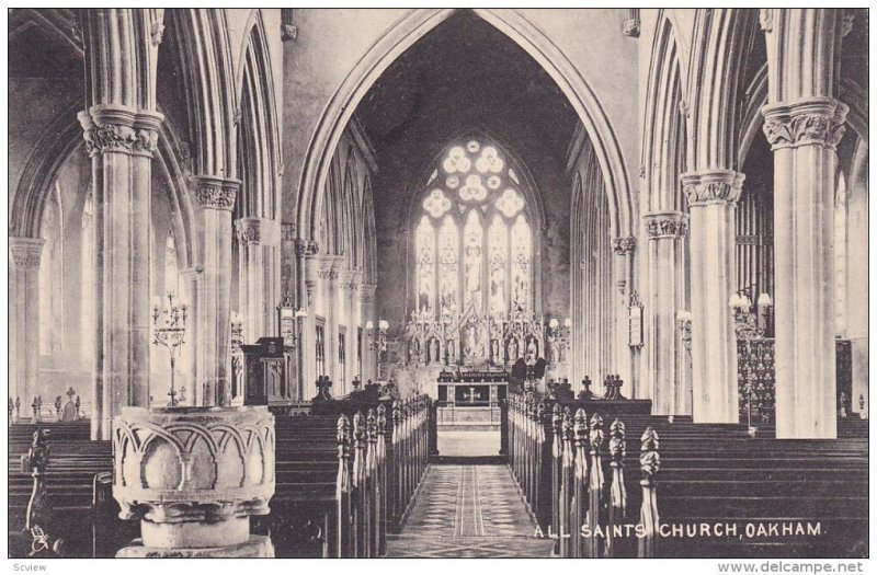 TUCK; OAKHAM; England, United KIngdom; All Saints Church, Interior, 00-10s