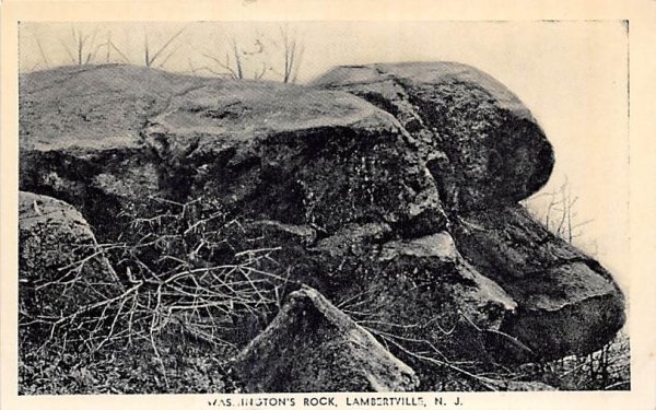 Washington's Rock in Lambertville, New Jersey