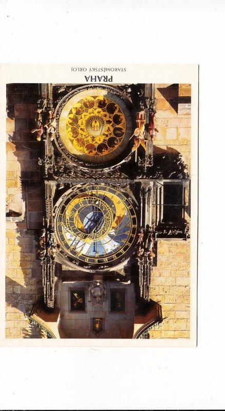 BF14889 praha czech republic old town horologe   front/back image