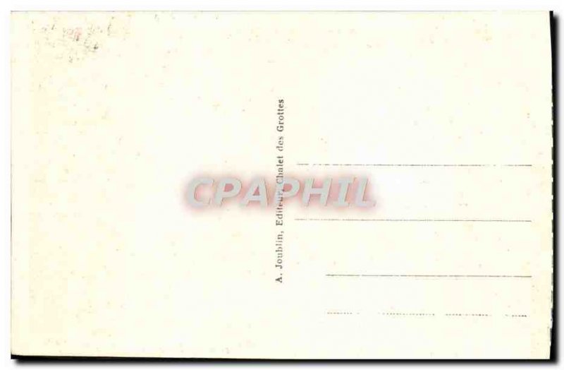 Old Postcard Caves & # 39Arcy Sur Cure Passage Mr. and Devil's Hole