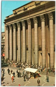 Hotorget Square and Concert Hall, Stockholm, Sweden postcard