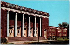 VINTAGE POSTCARD THE E.E. BASS JUNIOR HIGH SCHOOL GREENVILLE MISSISSIPPI 1960s