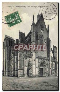 Postcard Old Loiret Clery Basilica exterior view