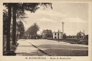CPA St-CYR-L'École-Route de RAMBOUILLET (260267)